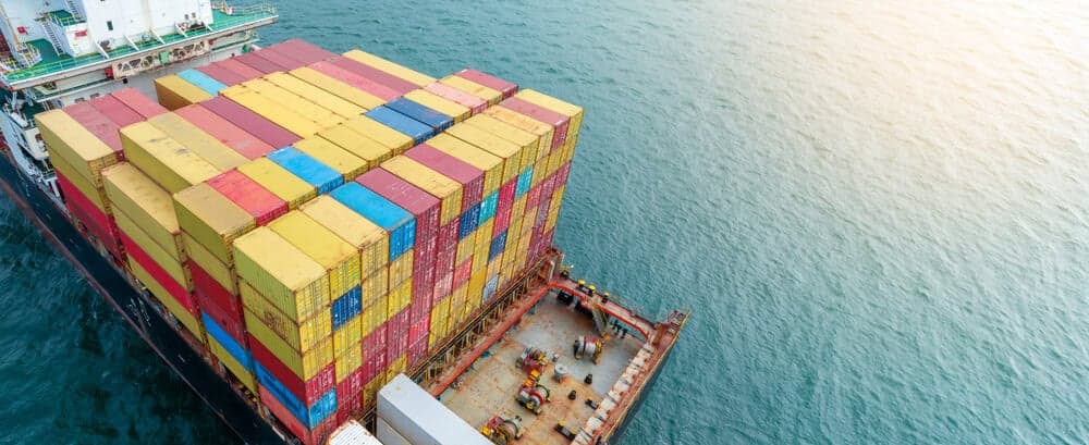 Customs inspection at a port gate
