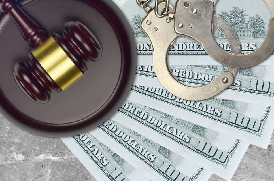 Freight broker office with payment documents