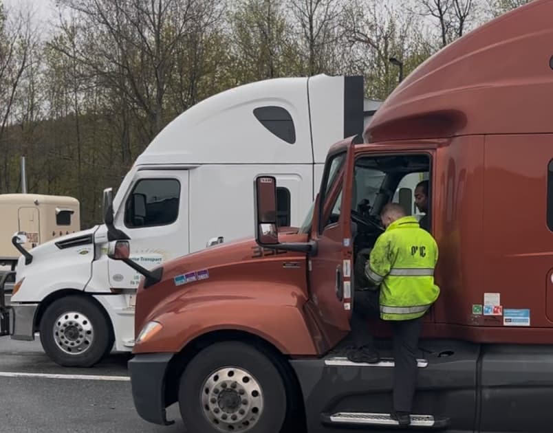 ELD screen and enforcement check