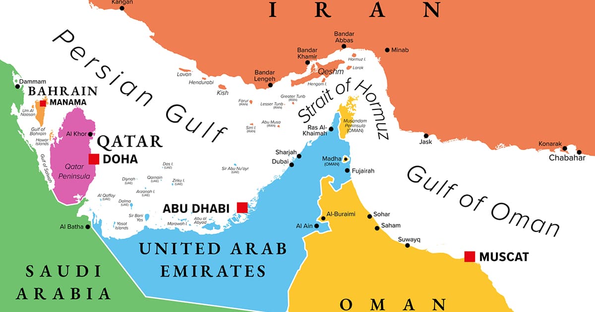 Container ship delayed near Hormuz