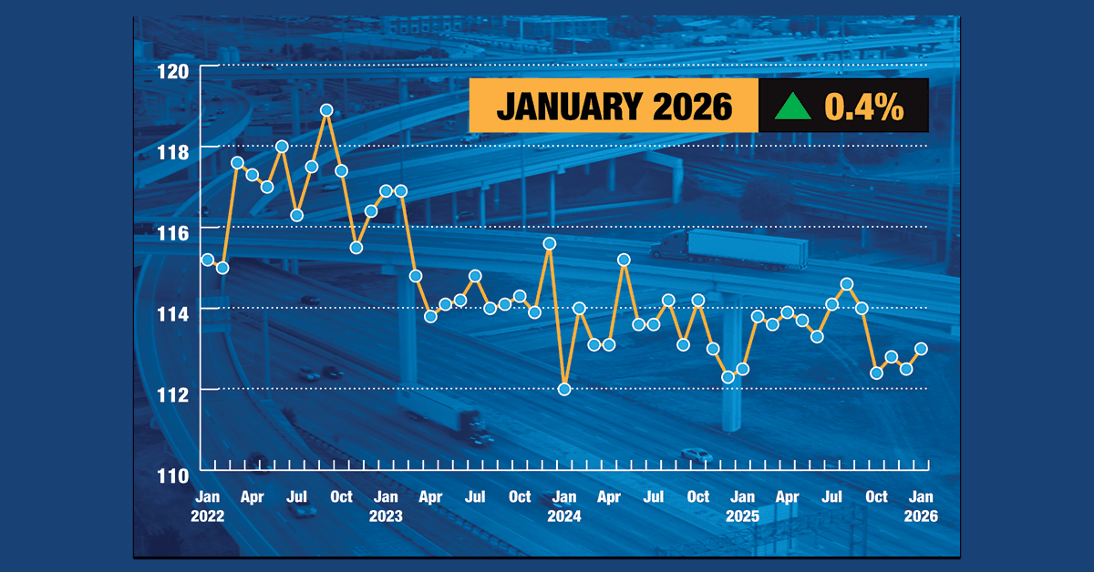 Freight tonnage chart on a dashboard