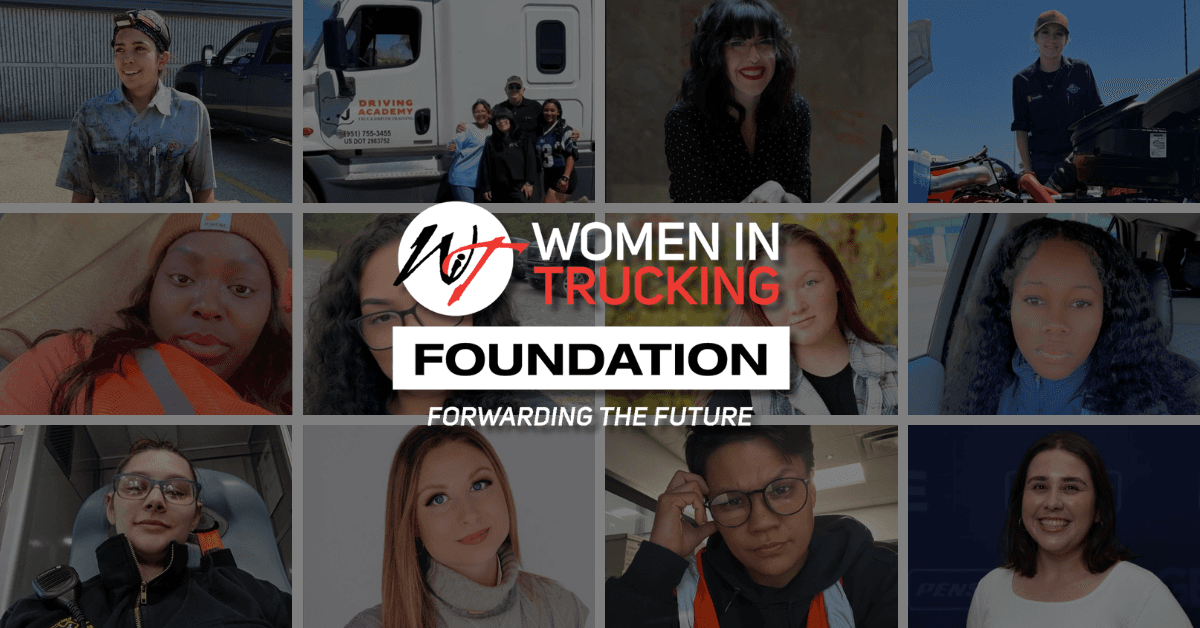 Scholarship students and trucking education