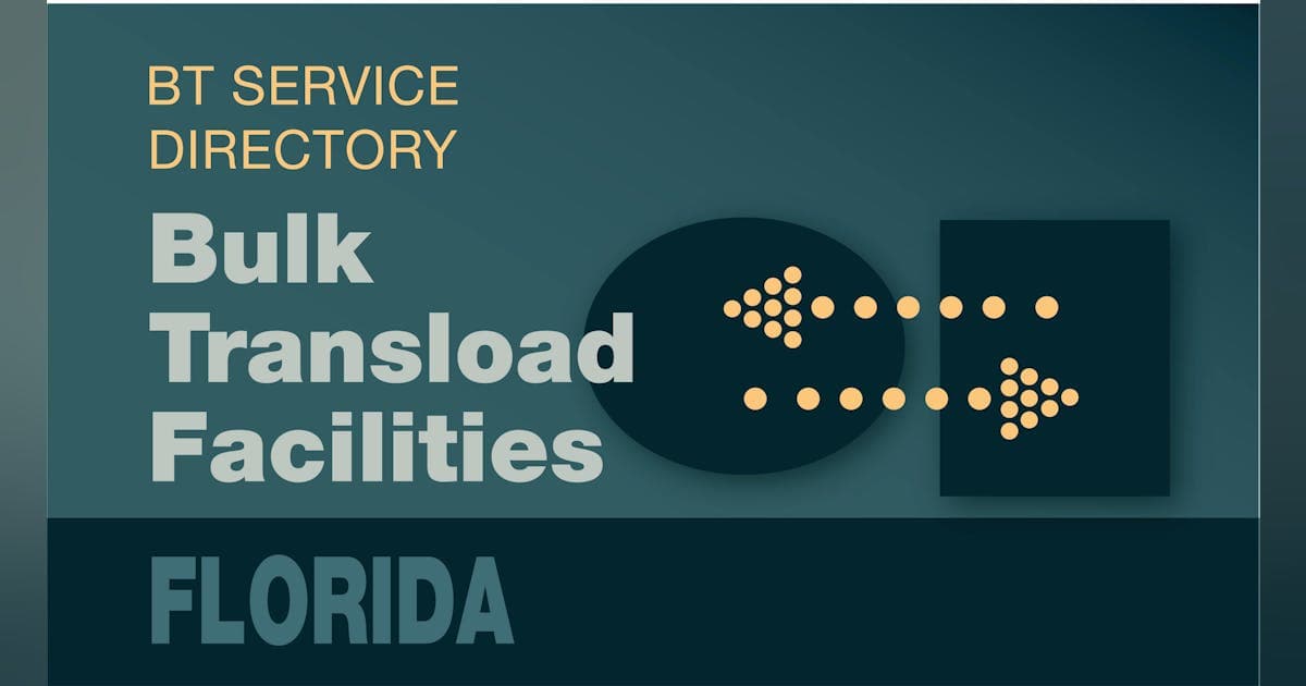 Bulk transload facility map