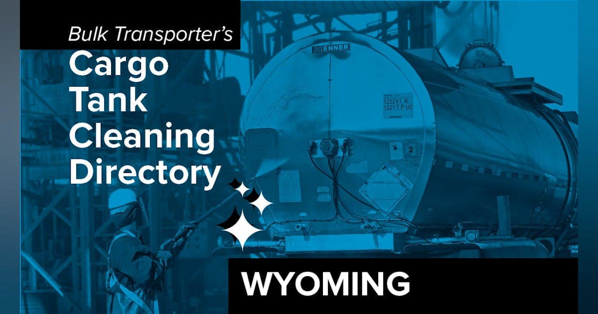 Cargo tank cleaning facility