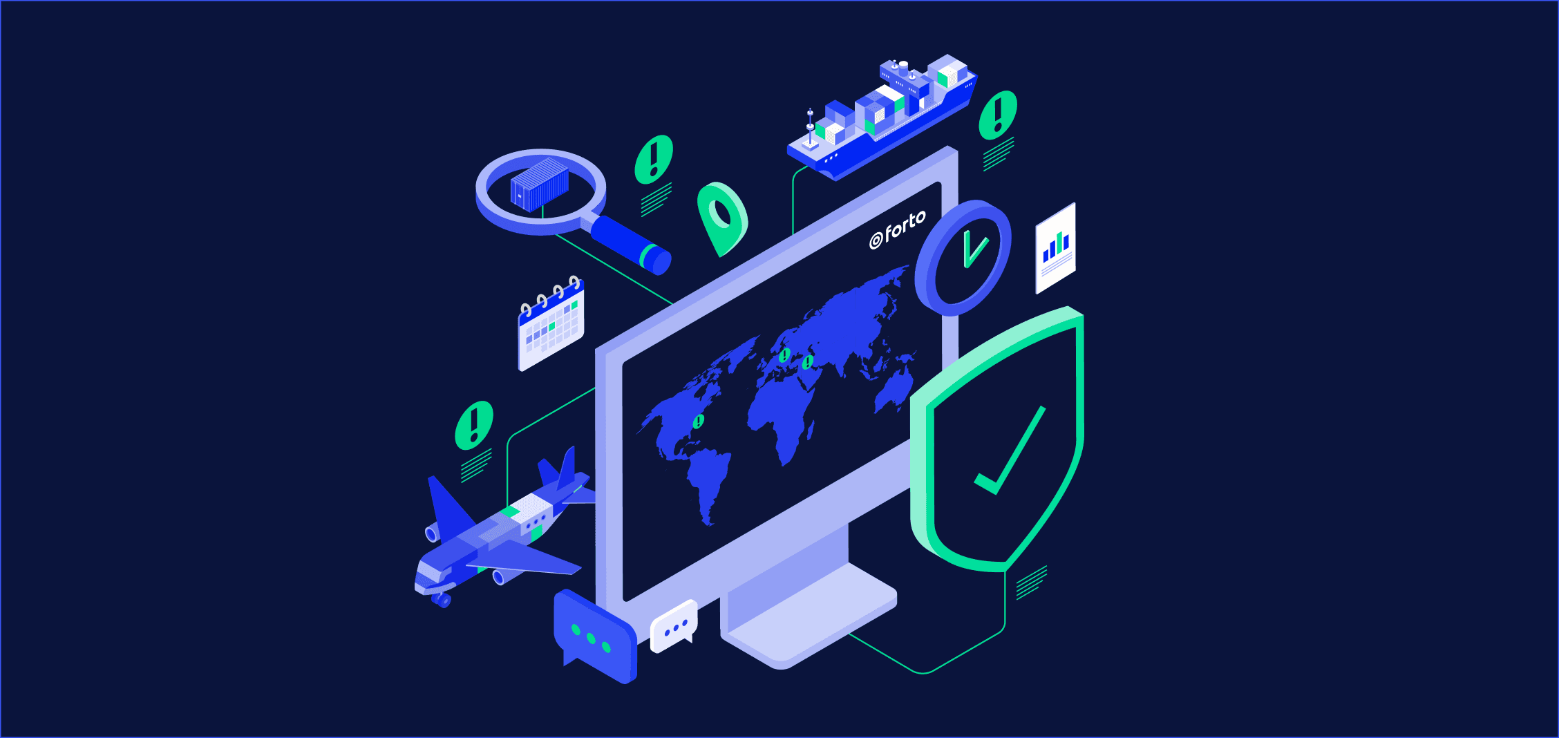 Supply chain network map