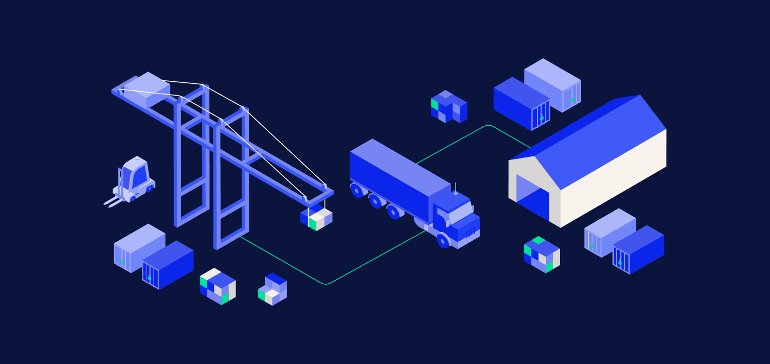 Container terminal with demurrage charges